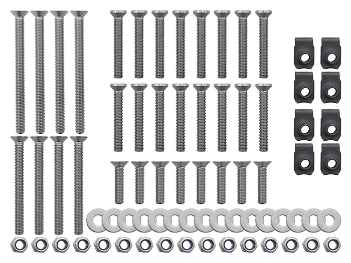 Front & 2nd Row Door Bolt Kit
