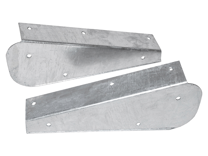 Galvanised Rear Mudflap Brackets