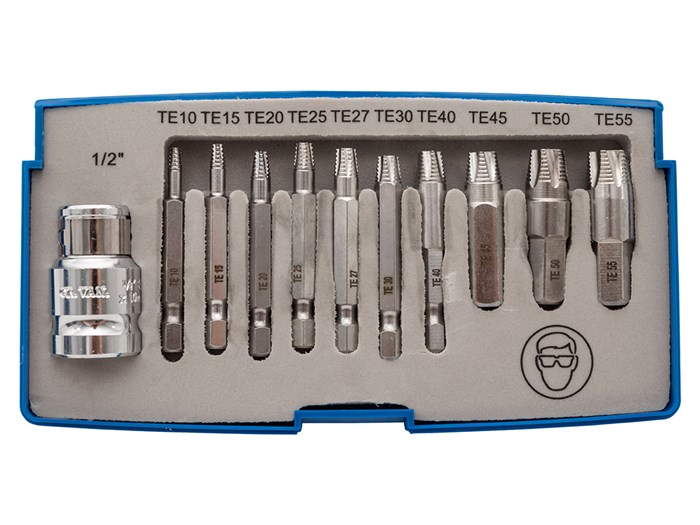 Laser Torx Fixing Extractor Set   11 Piece