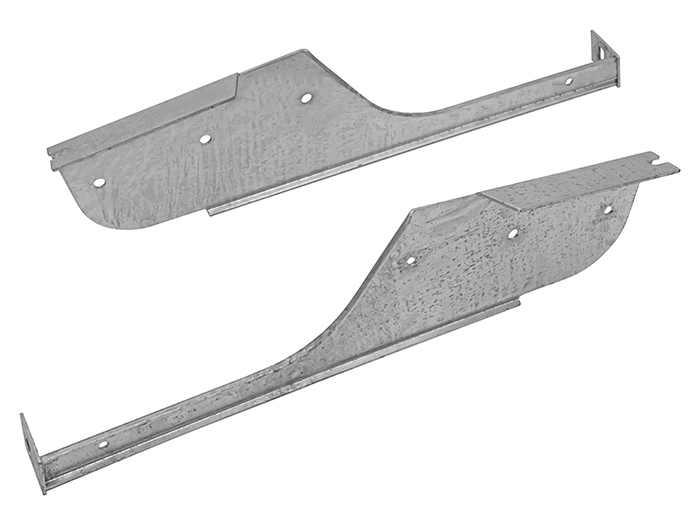Galvanised Rear Mudflap Brackets