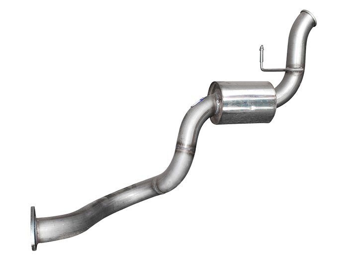double 's' stainless steel   rear silencers