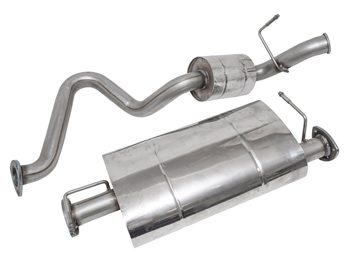 double 's' stainless steel   saver sports exhaust systems