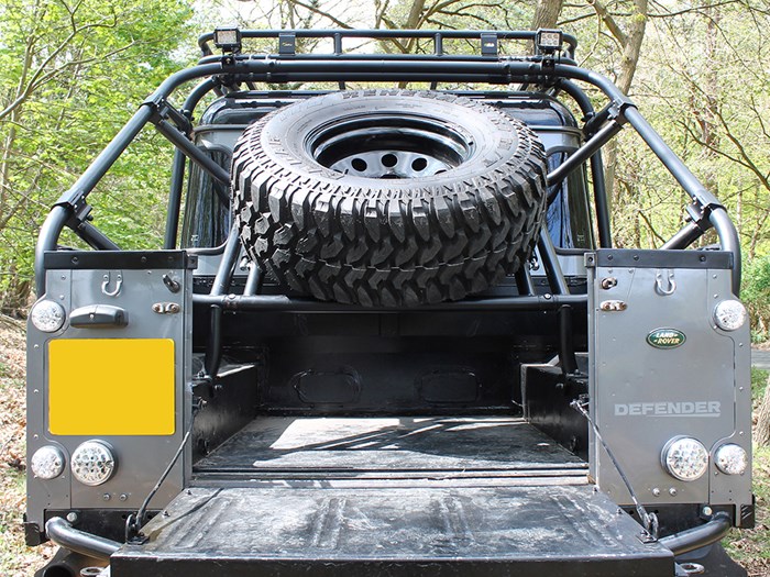 Safety Devices Lift Up Spare Wheel Carrier<br /><br />