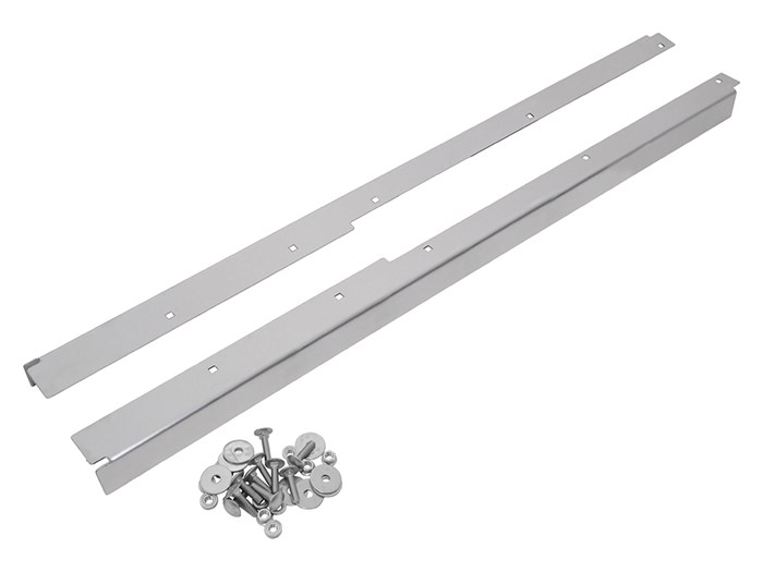 Brushed Stainless Steel Front Door Threshers<br /><br />