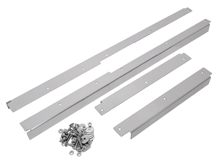 Brushed Stainless Steel Front & 2nd Row Door Threshers<br /><br />