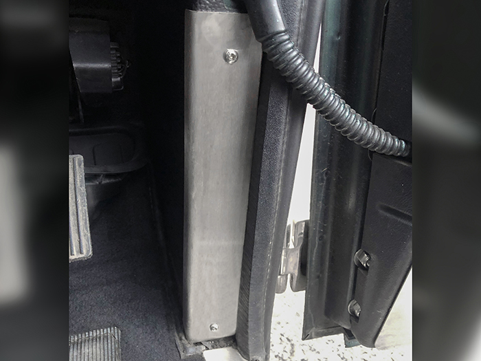 Brushed Stainless Steel A Post Trims<br /><br />