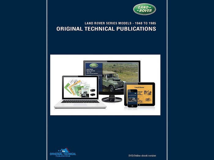 land rover original technical publications
